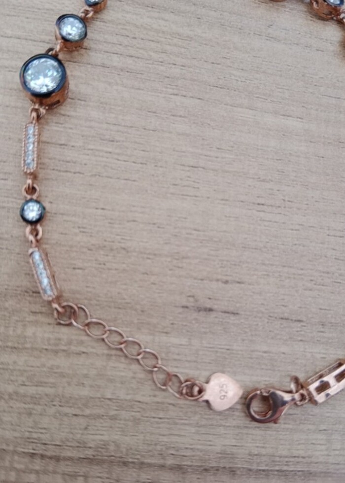 925 ayar Gümüş Bileklik - Görsel 3