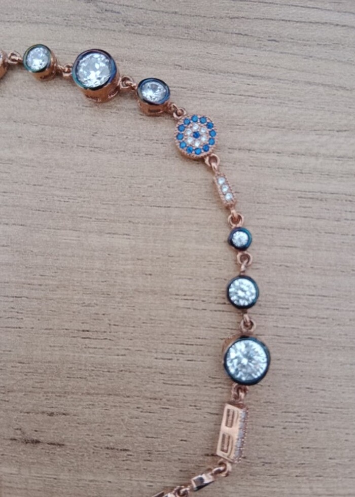 925 ayar Gümüş Bileklik - Görsel 5