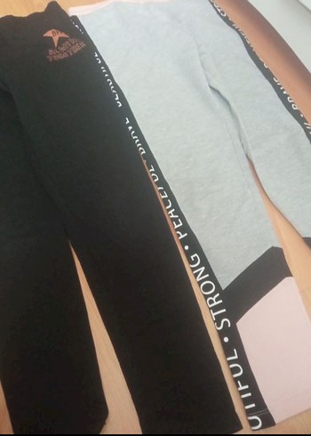 Kız Çocuk Baskılı Esnek Tayt - Görsel 2