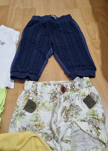 Renkli Baskılı Pamuklu Bebek kız tulum badi atlet - Görsel 3