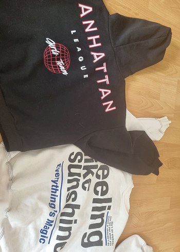 Gri Baskılı Sweatshirt ve Eşofman - Görsel 6