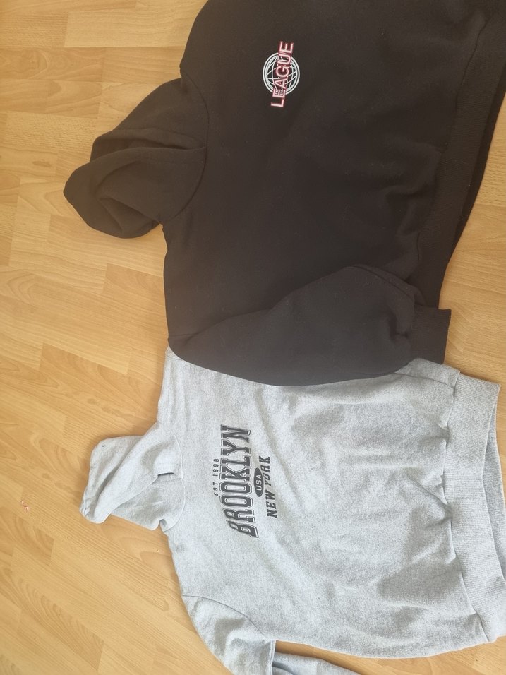 Gri Baskılı Sweatshirt ve Eşofman - Görsel 4
