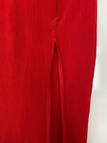 H&M Yırtmaçlı triko etek