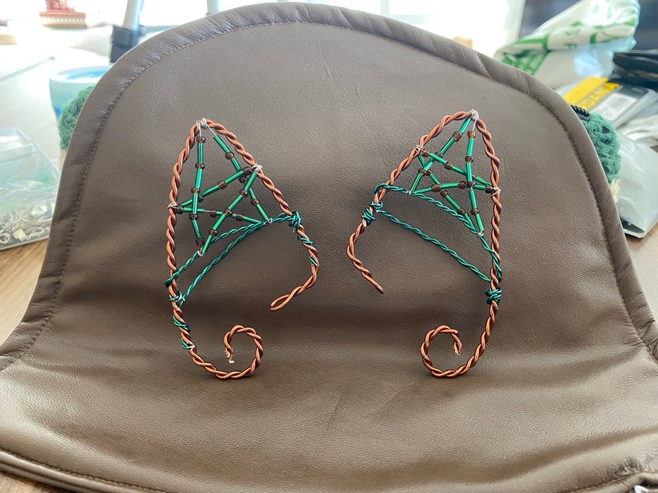 Yeşil Boncuklu elf kulağı - Görsel 2