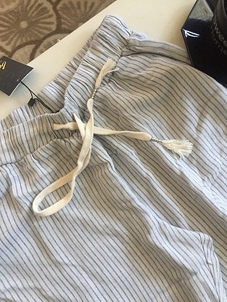 Pamuklu keten pantolon