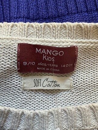 9 Yaş Beden Mango Kazak %70 İndirimli.