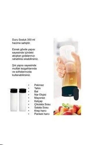 Beden Tupperware duru sosluk