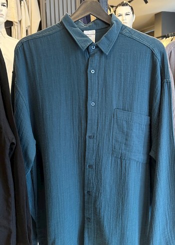 Gri Pamuklu Uzun Kollu Erkek Gömlek Marrakech - Görsel 3