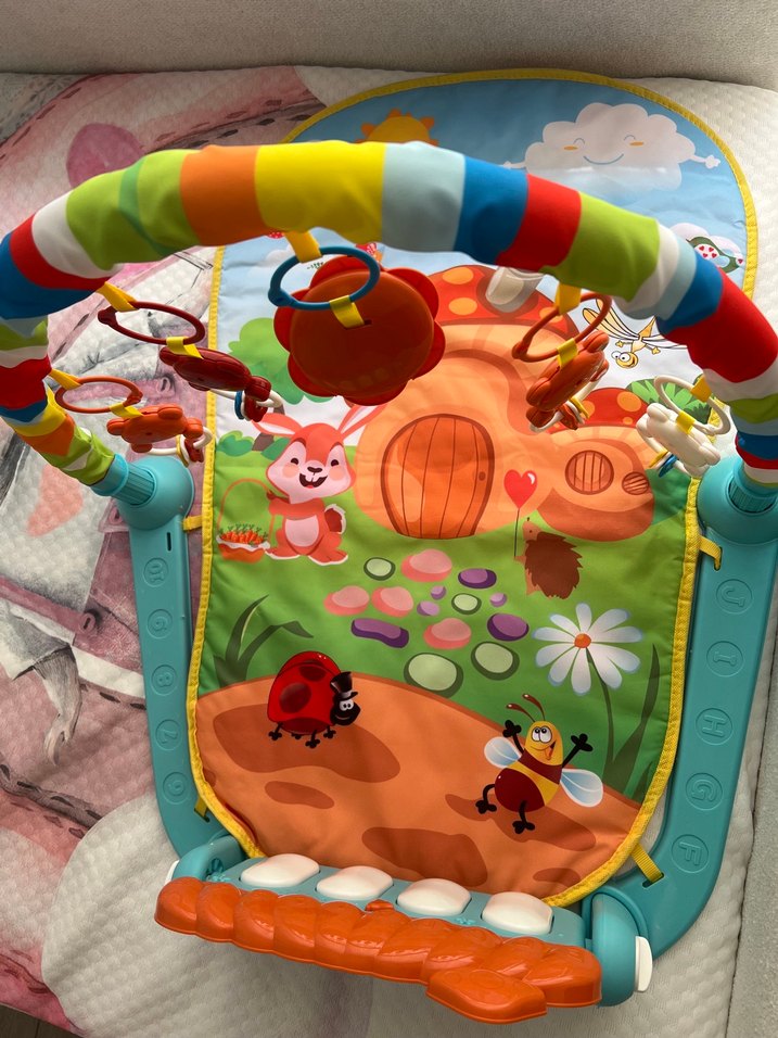 Renkli Bebek Oyun Halısı Çocuklar İçin - Görsel 2