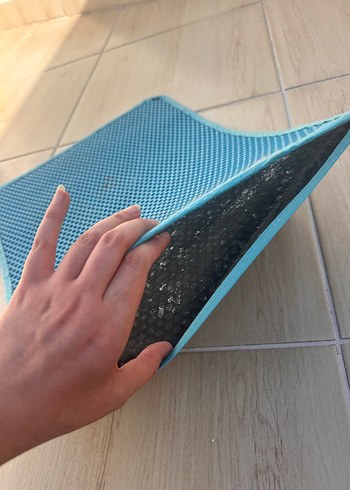 Mucapet Renkli Kedi Kumu Matı Gri - Görsel 3