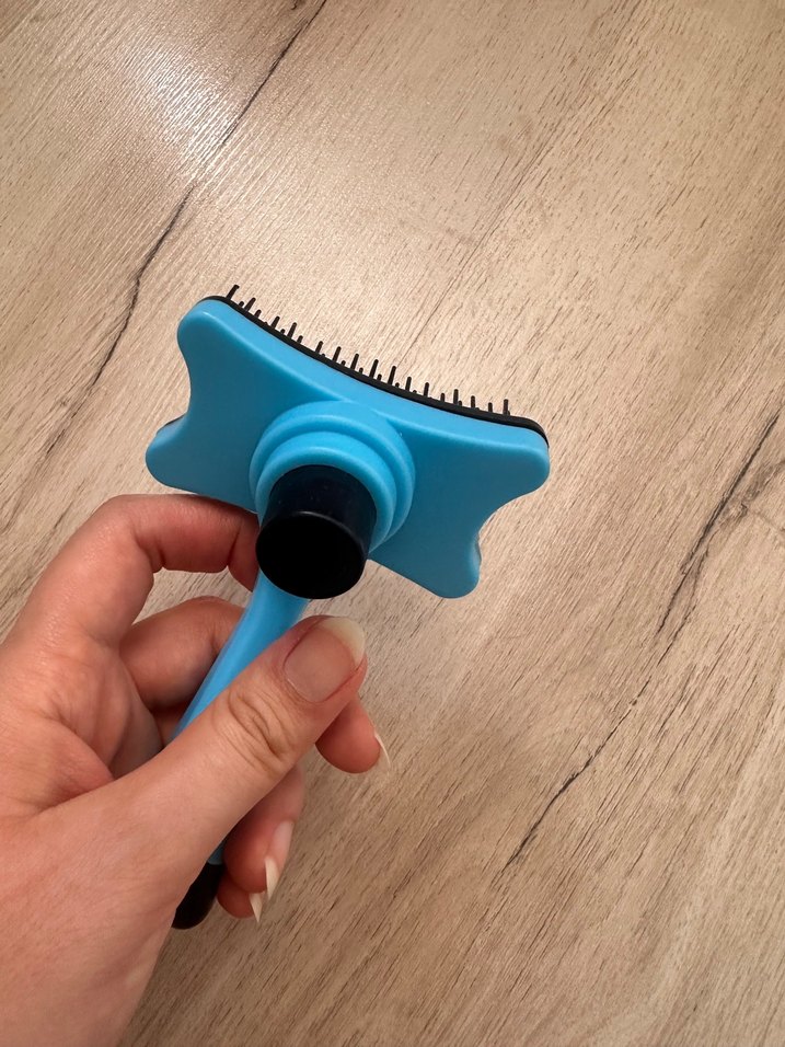 Parlak Mavi Kedi Tüy tarama Fırçası - Görsel 2