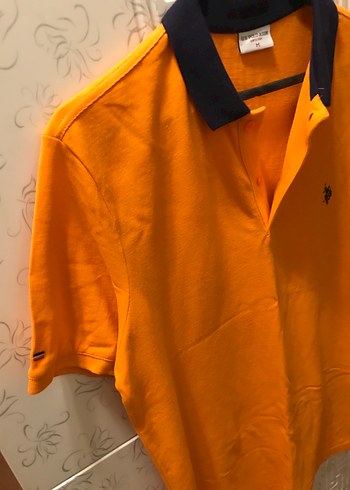 Erkek Sarı Polo Tişört, Kısa Kollu, Salaş - Görsel 2