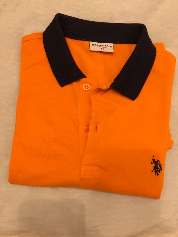 Erkek Sarı Polo Tişört, Kısa Kollu, Salaş - Görsel 5