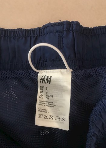 Beyaz Palmiye Desenli Lacivert Mini Mayo - Görsel 2