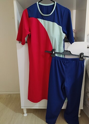 Nbb NBB marka kısa kollu kapri tayt