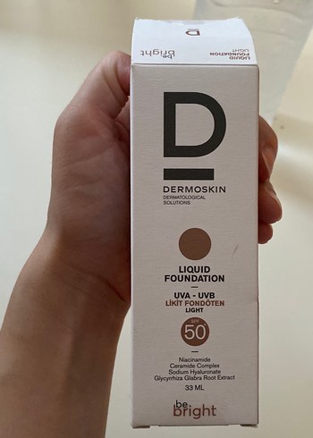 La Roche Posay Dermoskin Be Bright SPF50 Likit Fondöten 33ml lıght