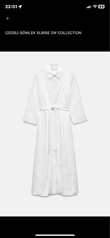 Zara marka elbise