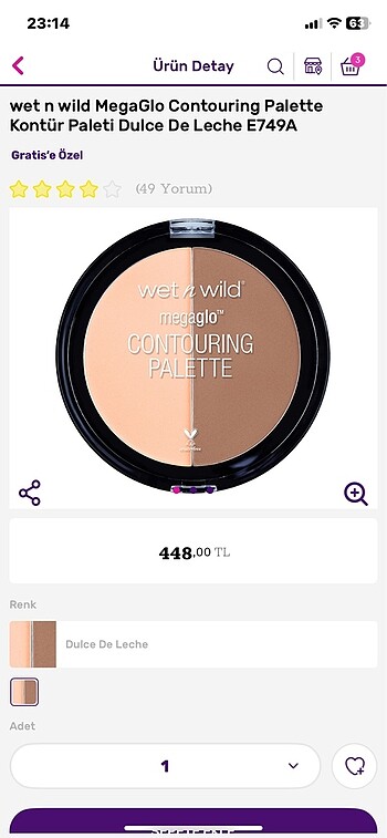 Ürünü hiç kullanmadım #contour #palette