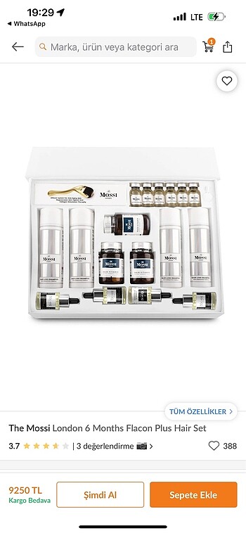 Mossi london 6 aylık set
