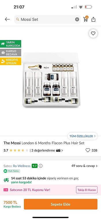 Diğer Mossi london 6 aylık set