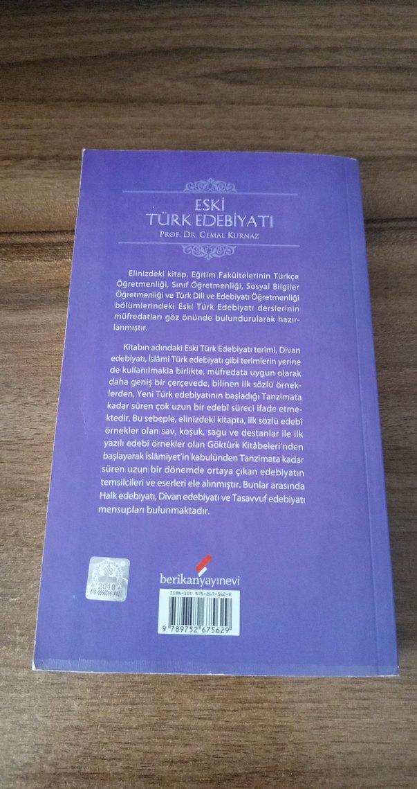 Eski Türk Edebiyatı Kitabı - Prof. Dr. Cemal Kurnaz - Görsel 2