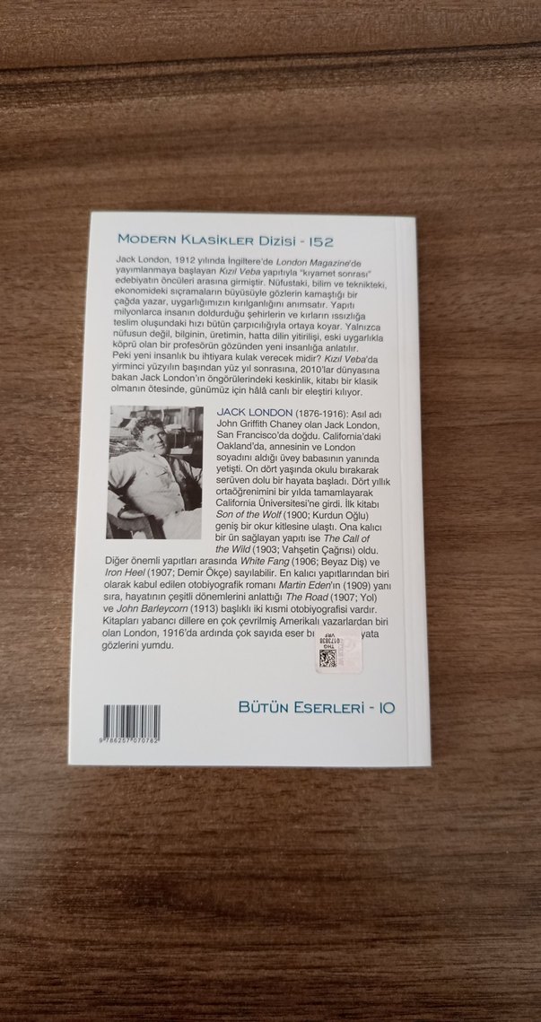 Jack London - Kızıl Veba Romanı - Görsel 2