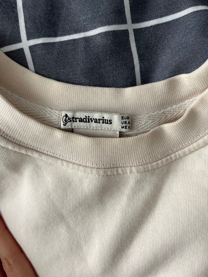 Beyaz Mickey Baskılı Kız Sweatshirt - Görsel 2