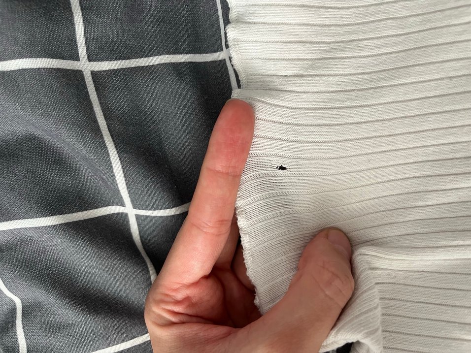 Kadın Beyaz Boğazlı Pilili Triko - Görsel 4