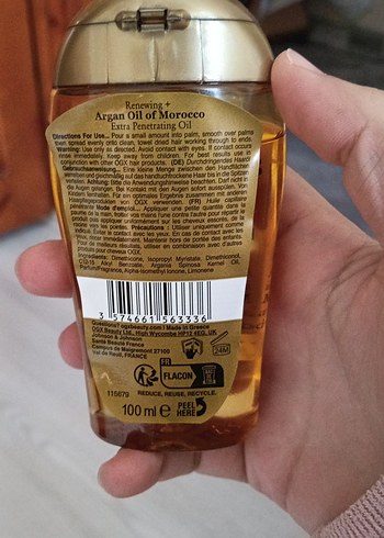 Argan Yağı İçeren saç bakım yağı - Görsel 2