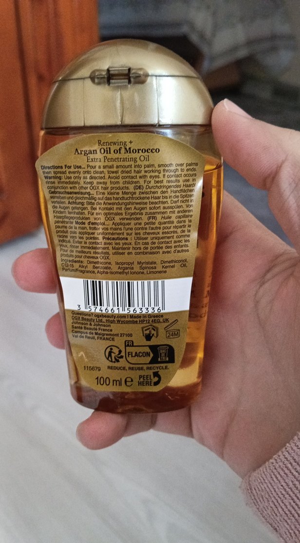 Argan Yağı İçeren saç bakım yağı - Görsel 2