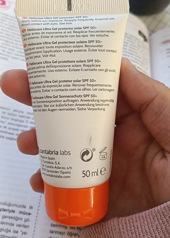 Heliocare Ultra SPF 50+ Güneş Koruyucu Jel - Görsel 3