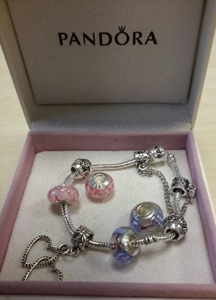Cicekli Charmlariyla Pandora Bracelet