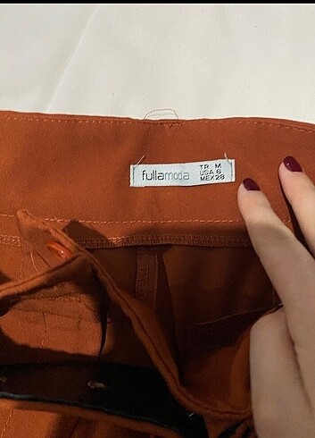 Zara Kiremit Havuç pantolon