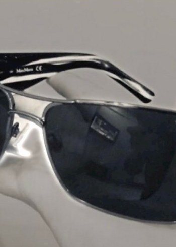 Max Mara Sik Siyah Gumus Aviator Gunes Gozlugu