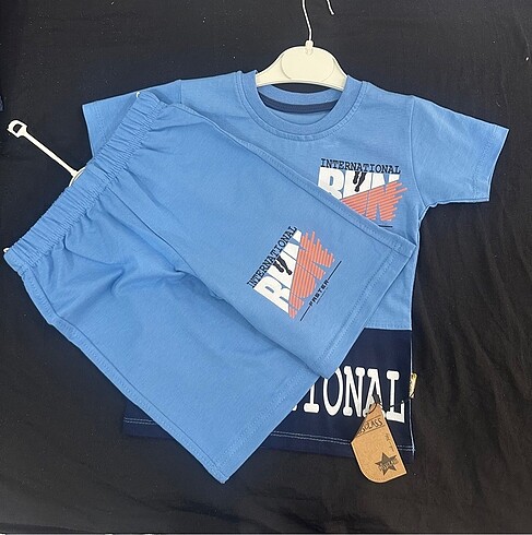 Zara Missclass marka erkek çocuk şortlu takım