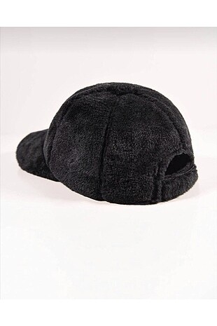  Beden Siyah Peluş Kep Şapka
