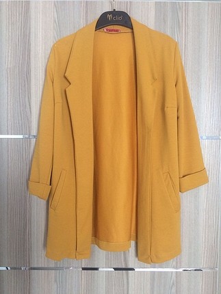 hardal renk blazer