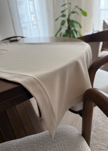 Bej Kumaş Runner - Görsel 4