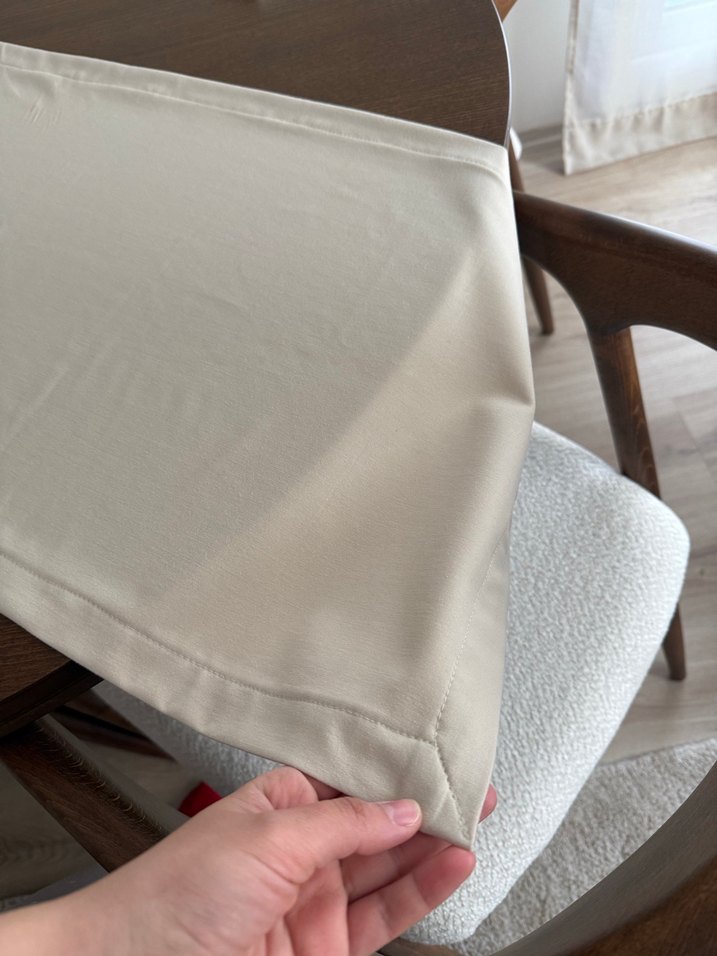 Bej Kumaş Runner - Görsel 3