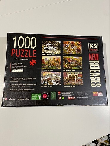  Puzzle 1000 parça
