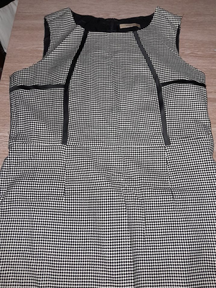 Beymen Gri Ekoseli Midi Ofis Elbisesi - Görsel 2