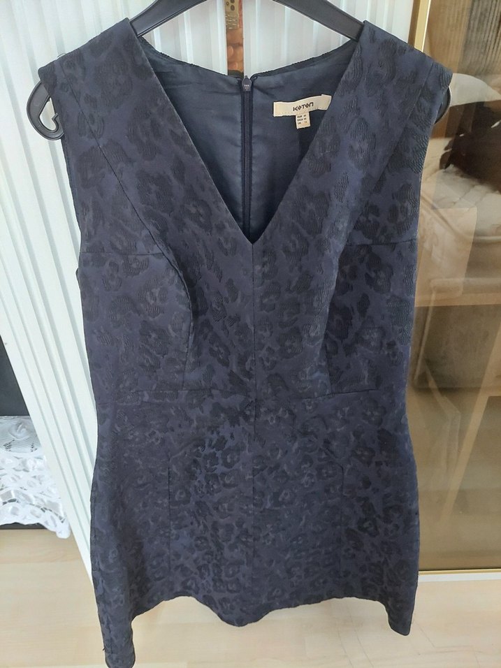 koton lacivert elbise - Görsel 3