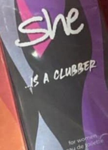 She is a clubber parfüm 50 ml EDT 