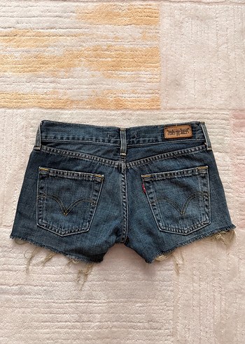Levis Koyu Mavi Denim Sort