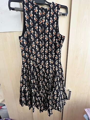 H&M H&M Flamingo Desenli Elbise