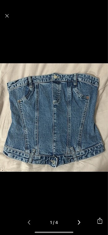 Zara kot korse crop