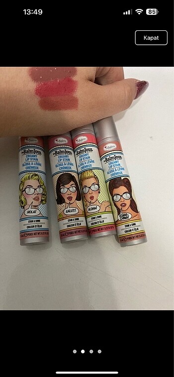  Beden pembe Renk The balm lip gloss