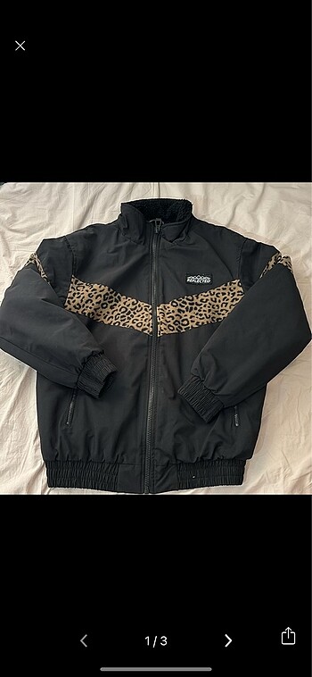 Bershka reflected Leopar şişme mont