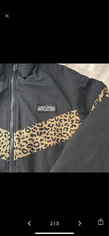 Bershka Bershka reflected Leopar şişme mont