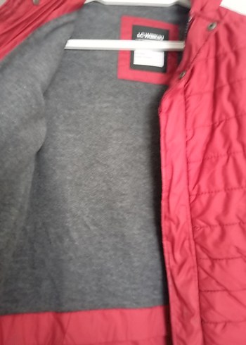 Kırmızı Fermuarlı Erkek Çocuk Mont - Görsel 4